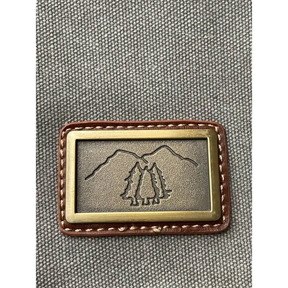 Triple Tree canvas crossbody shoulder bag purse gray adjustable - Picture 10 of 12